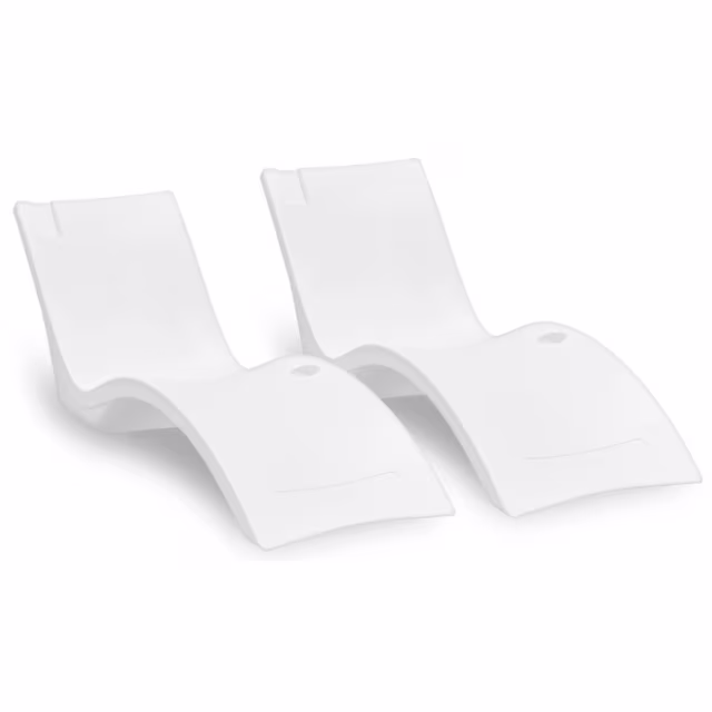 Floating Luxuries Kai Pool Shelf Chaise Lounge - Set of 2