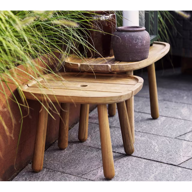 Cane-line Royal 17" Teak Square Coffee Table