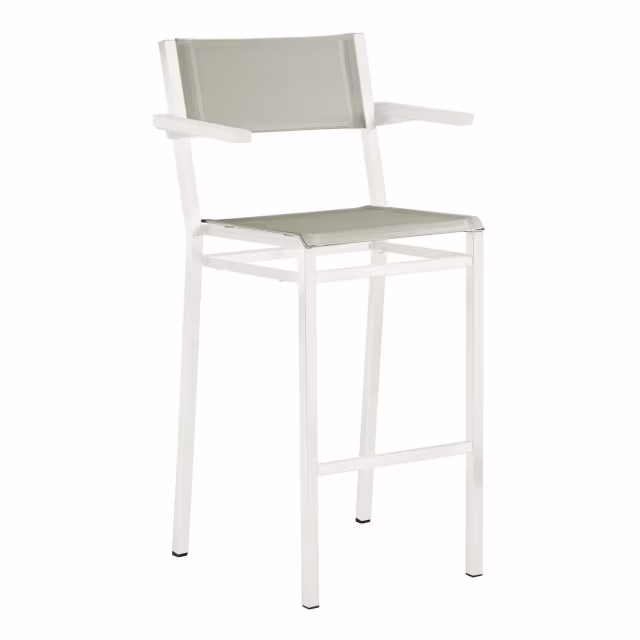 Barlow Tyrie Equinox Stacking Sling Bar Armchair - Powder Coated