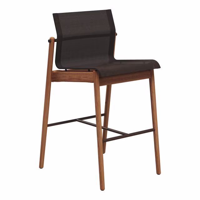 Gloster Whirl/Sway 3-Piece Round Bar Patio Dining Set