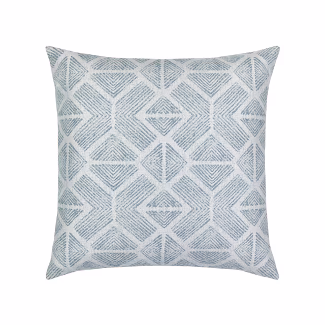 Elaine Smith 20" x 20" Bakuba Stream Sunbrella Outdoor Pillow