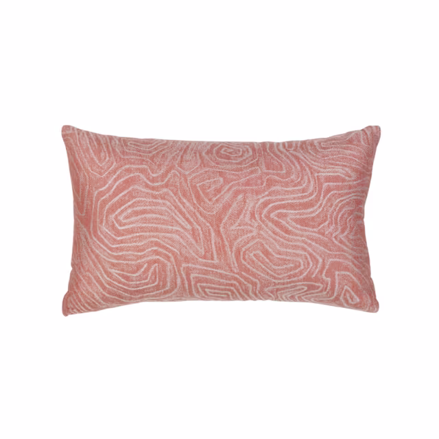 Elaine Smith 20" x 12" Chari Spice Lumbar Sunbrella Outdoor Pillow