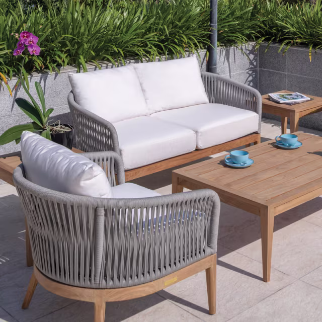 Kingsley Bate Lucia Rope Settee