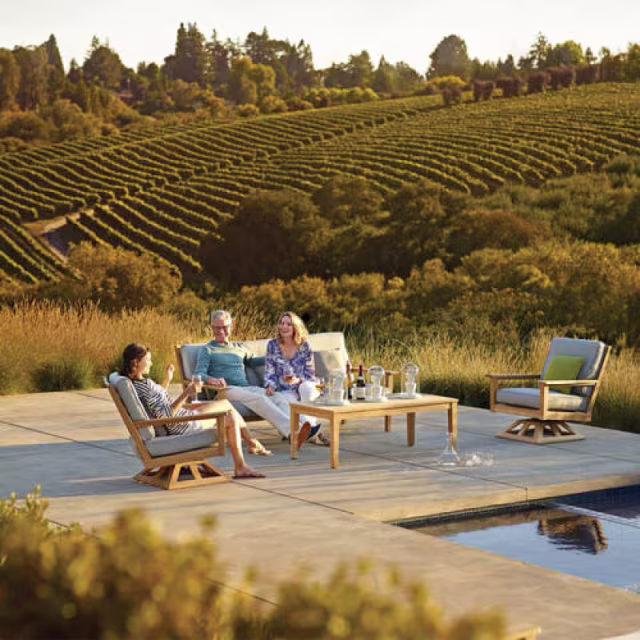 Gloster Vermont Deep Seating Love Seat Replacement Cushion