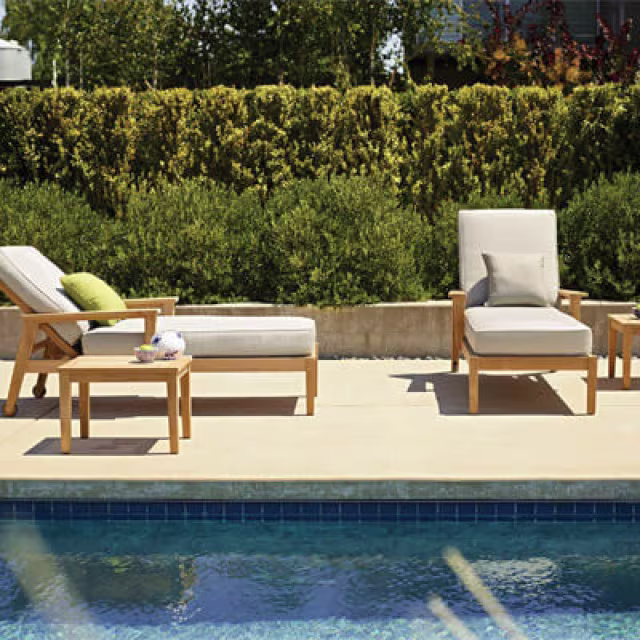 Gloster Vermont Deep Seating Chaise Lounge Replacement Cushion