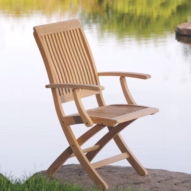 Kingsley Bate Essex/Monterey 5-Piece Round Patio Dining Set