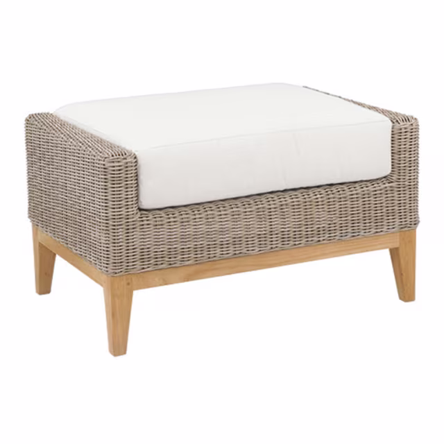 Kingsley Bate Frances Woven Deep Seating Ottoman