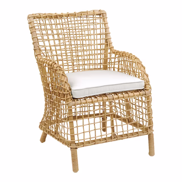 Kingsley Bate Charlotte Aluminum Dining Armchair