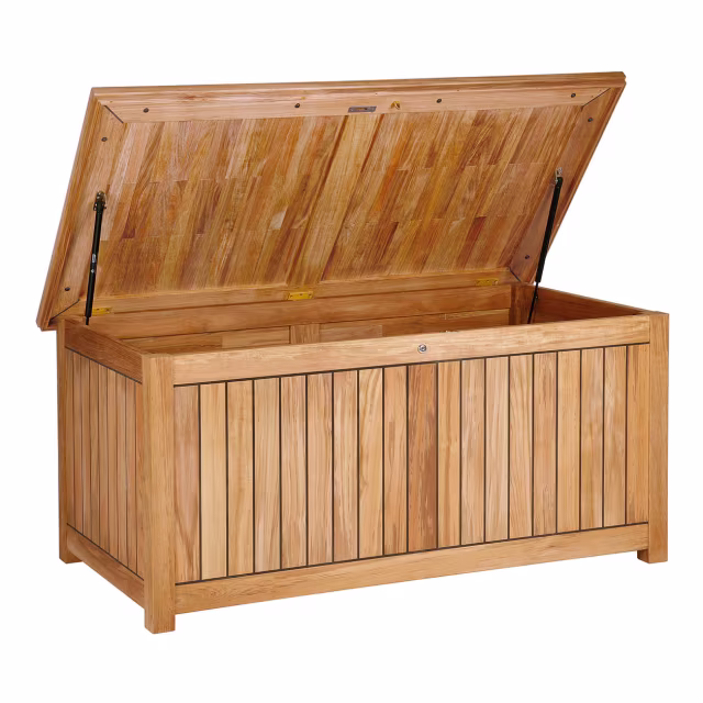 Barlow Tyrie 62" Teak Outdoor Storage Box