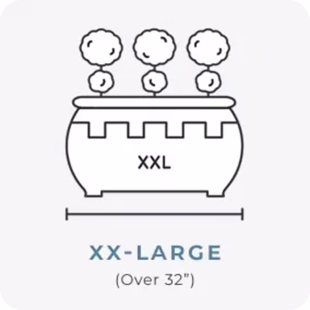 Double extra large planter icon