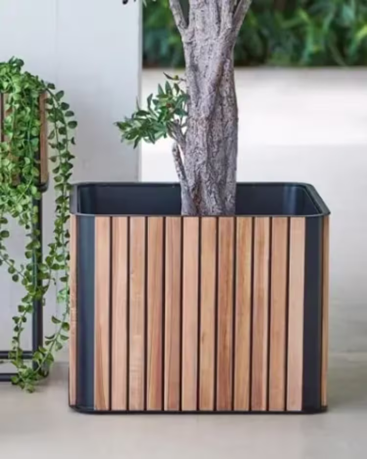 Teak planters figure image