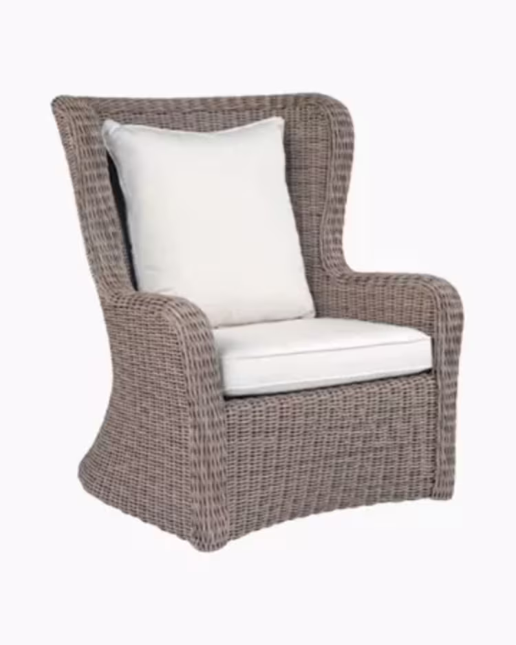 Shop the Kingsley Bate Sag Harbor High Back Lounge Chair figure image