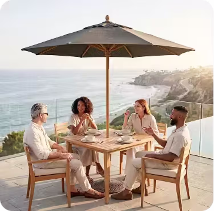 Save on umbrellas