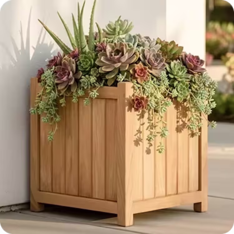 Shop Square Planters figure image