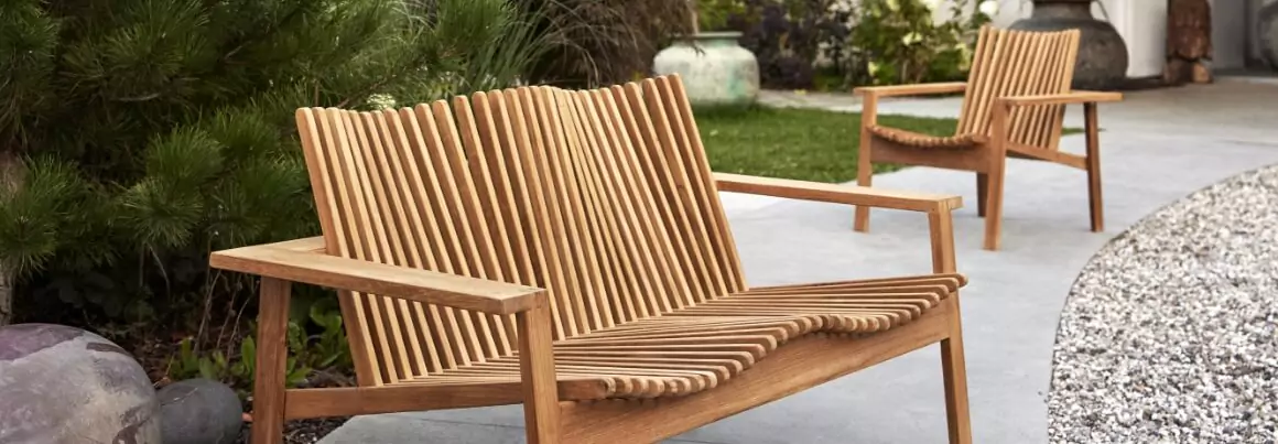 Sustainable teak outdoor furniture discount