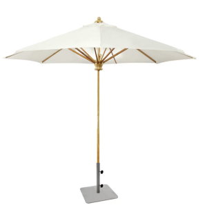 Kingsley Bate 9-foot teak market patio umbrella