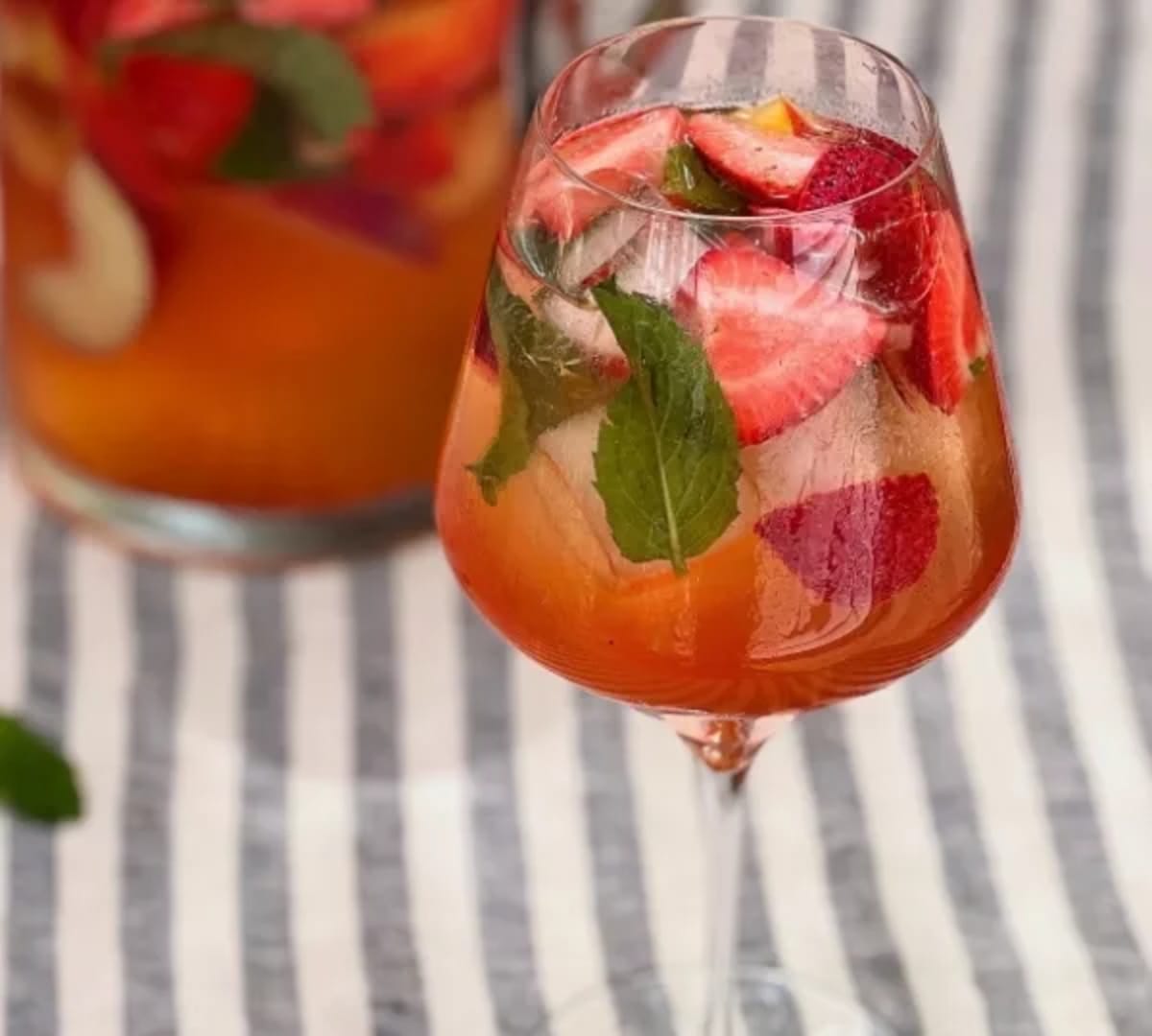 Strawberry & Peach Sangria