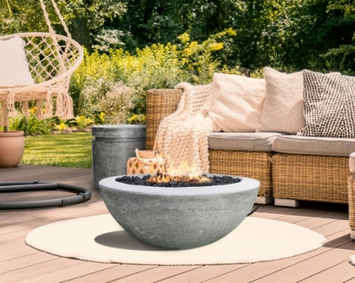 Now on Authenteak.com Shop round fire pits & tables