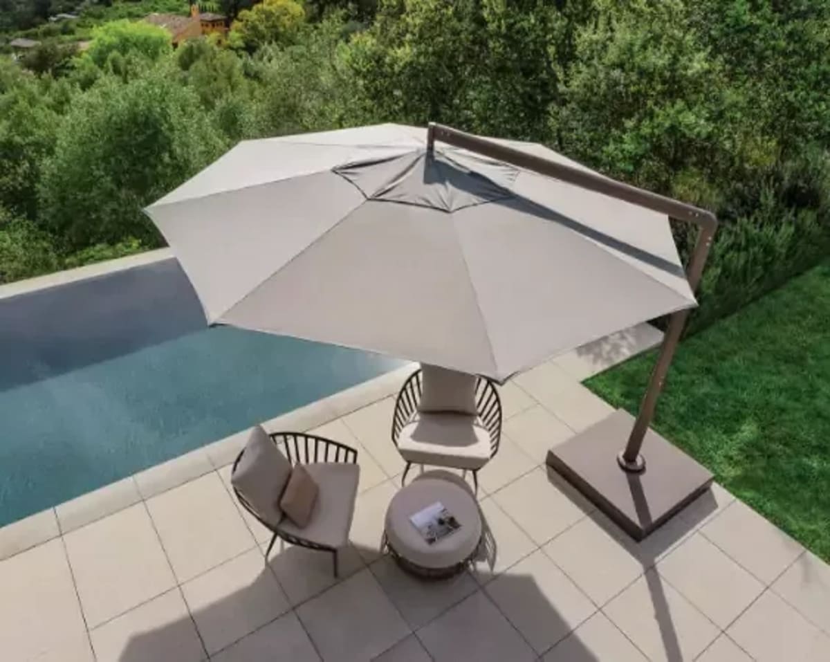 Now on Authenteak.com Shop octagonal umbrellas