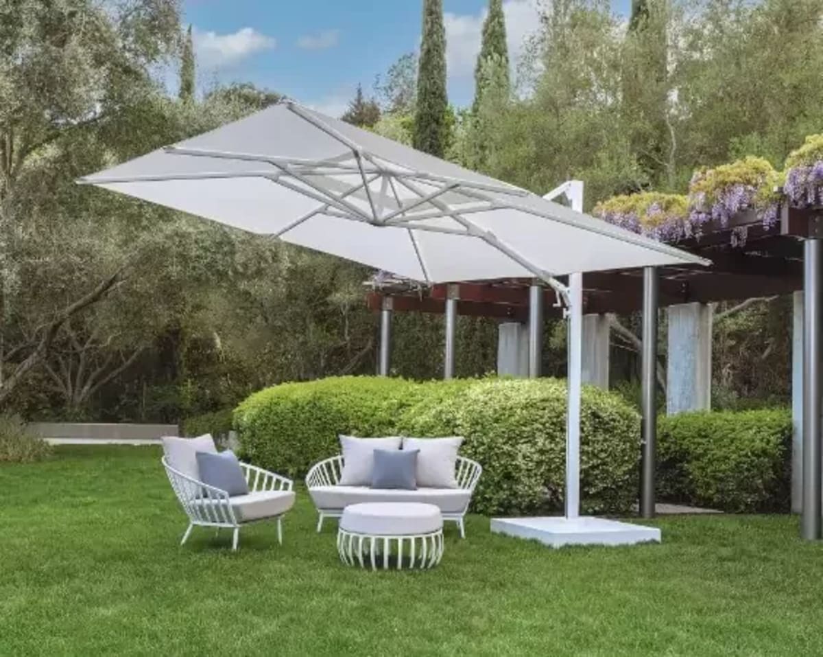 Now on Authenteak.com Shop rectangular umbrellas