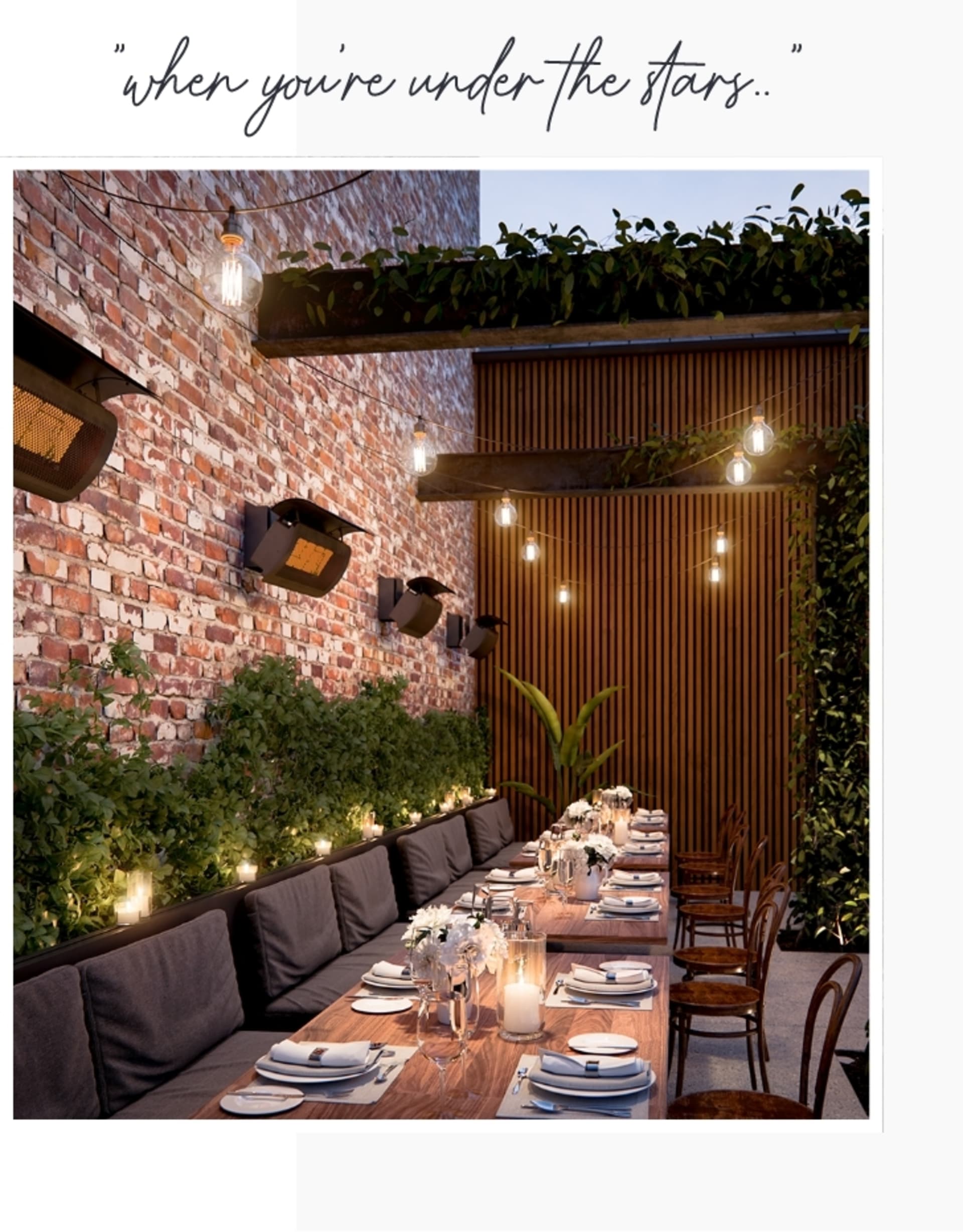 ADD LIGHTING & WARMTH