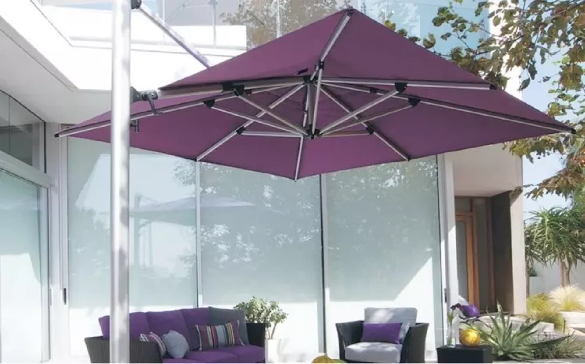 ALUMINUM UMBRELLA FRAME