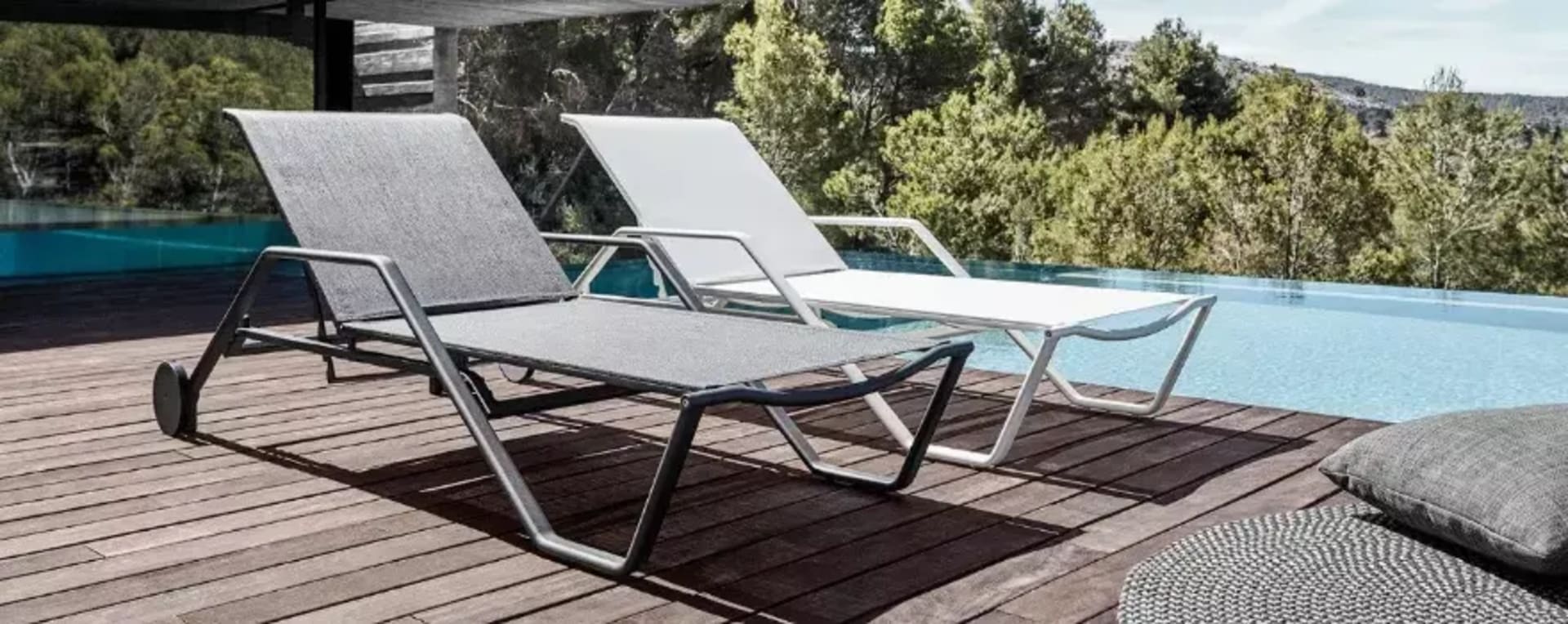 Outdoor chaise lounge sales for two
