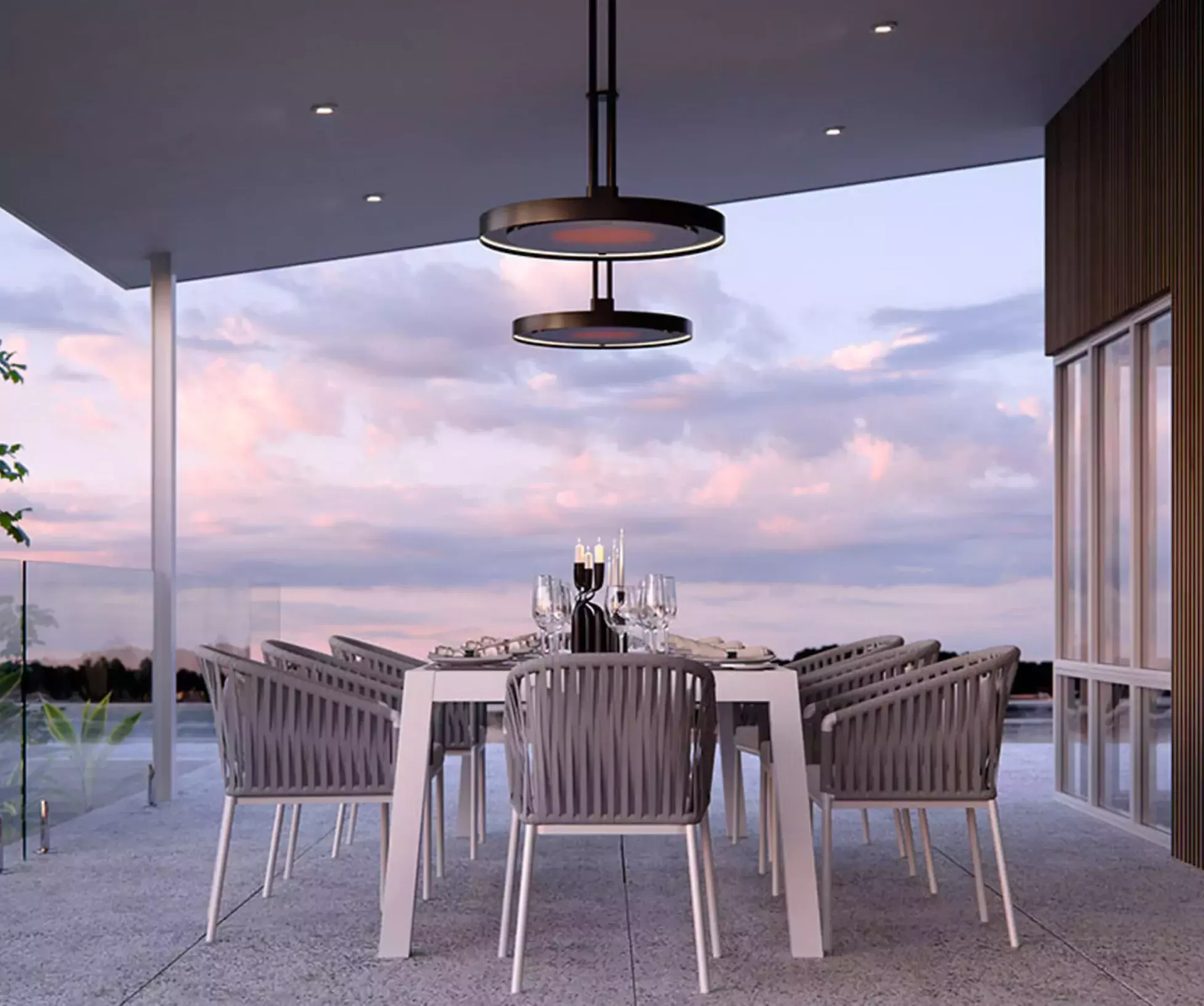 Electric patio heaters
