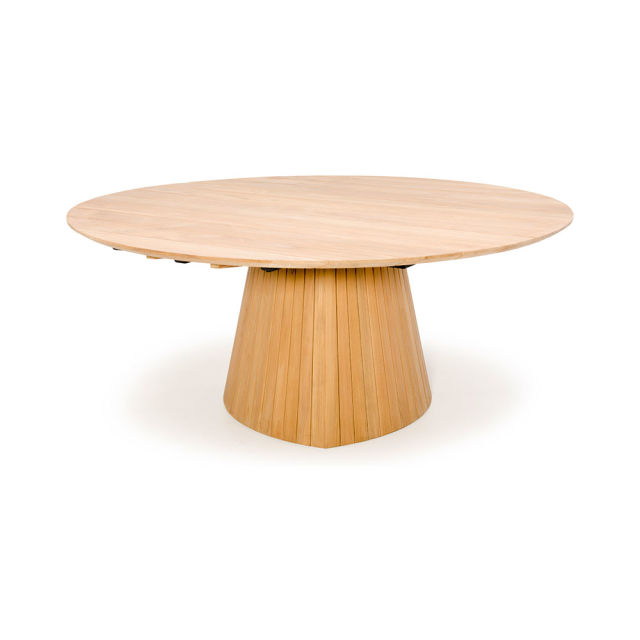 POVL Outdoor Umar 65" Teak Round Dining Table