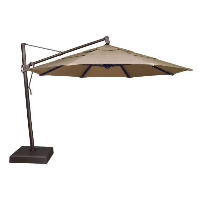 Treasure Garden AKZ PLUS 13' Octagonal Aluminum Cantilever Patio Umbrella - Quick Ship