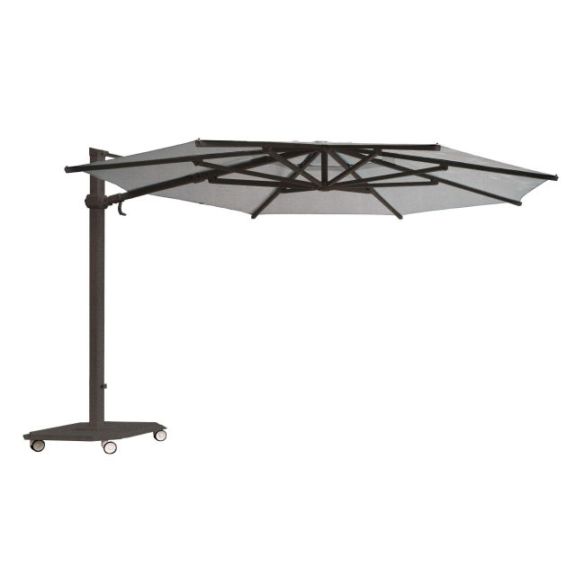 Jardinico Caractere 401 Sidepost 13' Octagonal Aluminum Cantilever Patio Umbrella