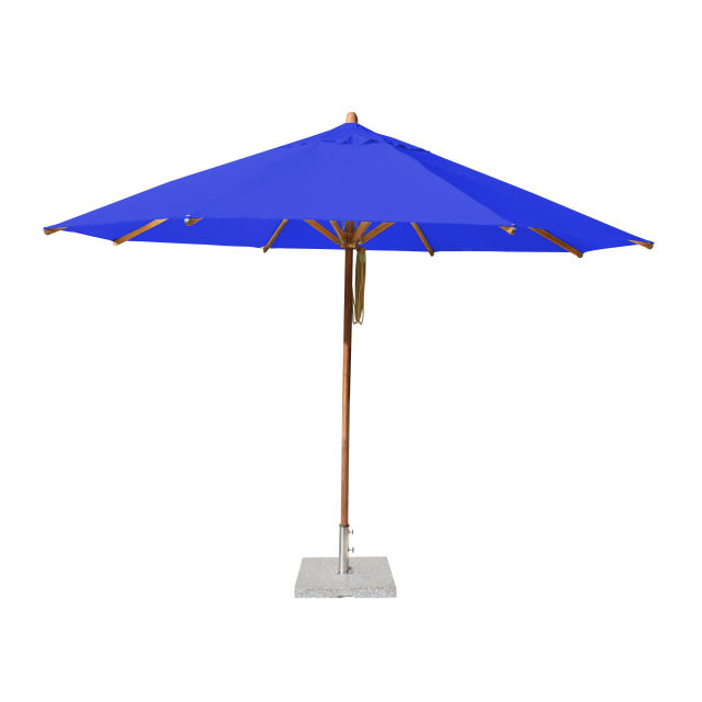 Bambrella Levante 13' Round Bamboo Market Patio Umbrella