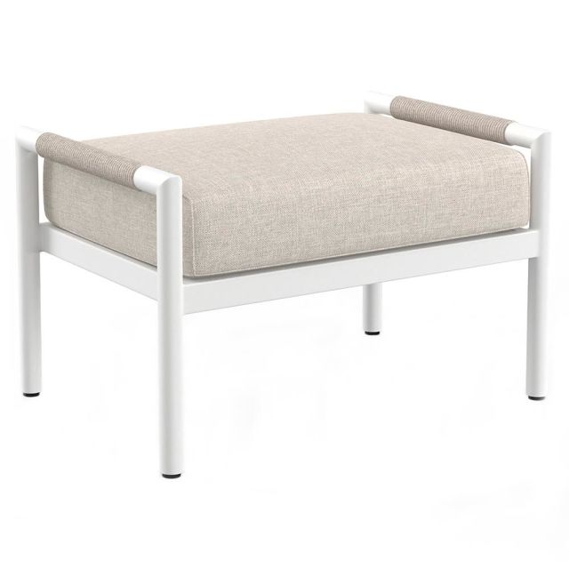 Sunset West Sabbia Aluminum Ottoman