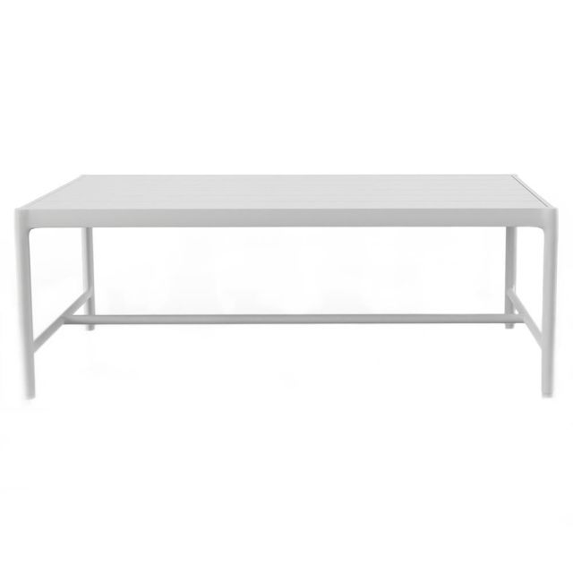 Sunset West Sabbia 50" Aluminum Rectangular Coffee Table