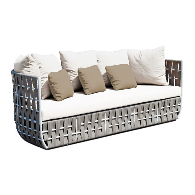 Skyline Design Strips Woven Sofa