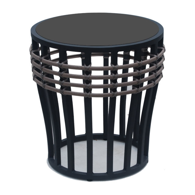 Skyline Design Throne 20" Aluminum Round Side Table