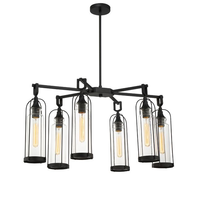 Eurofase Yasmin 6-Light Linear Chandelier