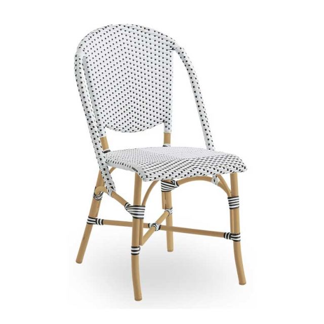 Sika Design Alu-Affäire Sofie Stacking AluRattan Dining Side Chair