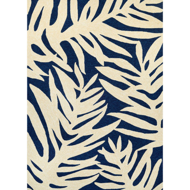 Couristan Covington Palms Navy Indoor/Outdoor Rug