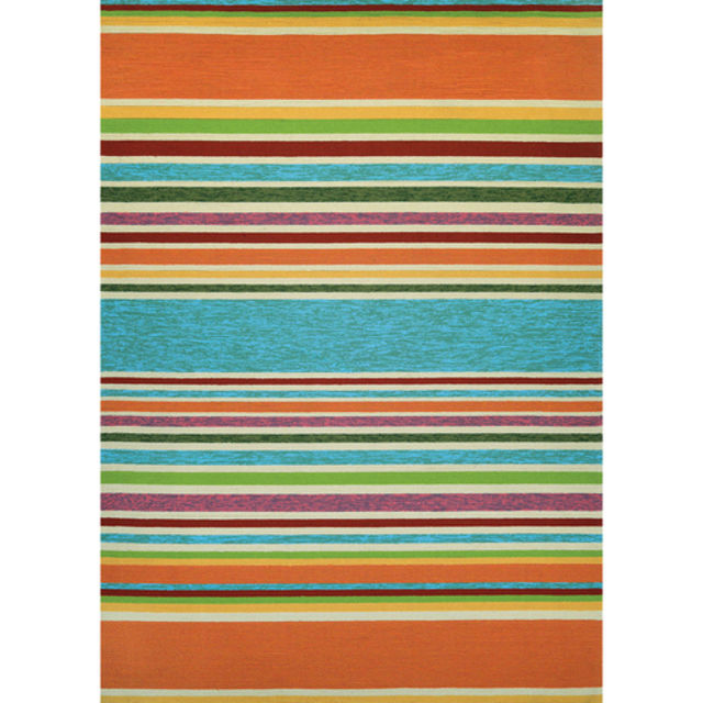 Couristan Covington Sherbet Stripe Multi Indoor/Outdoor Rug