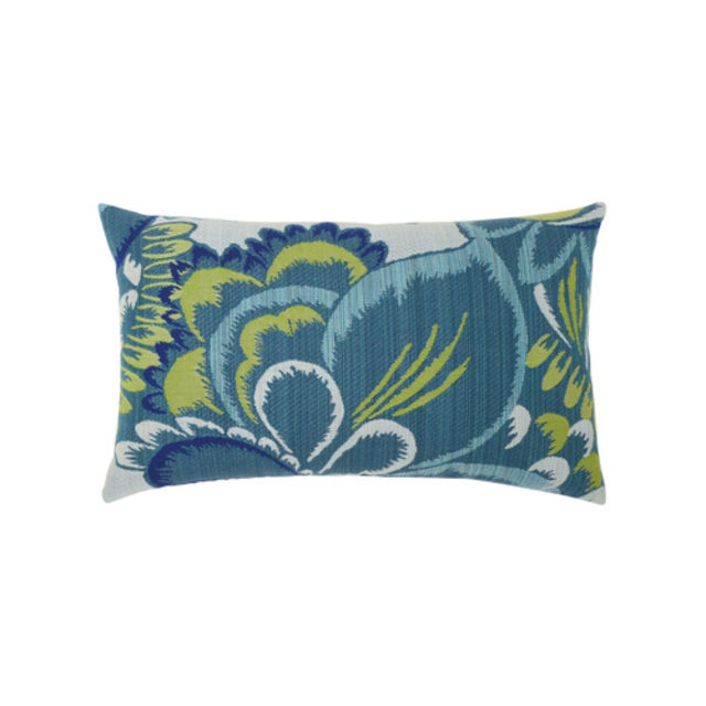 Elaine Smith 20" x 12" Wave Lumbar Sunbrella Outdoor Pillow