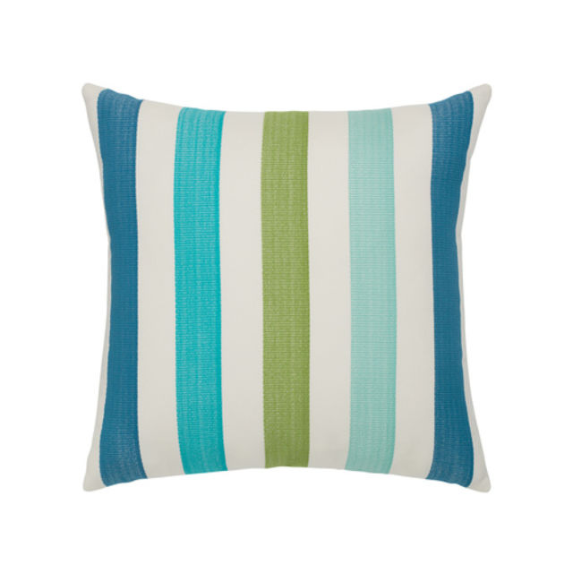 Elaine Smith 20" x 20" Rhodes Stripe Sunbrella Outdoor Pillow