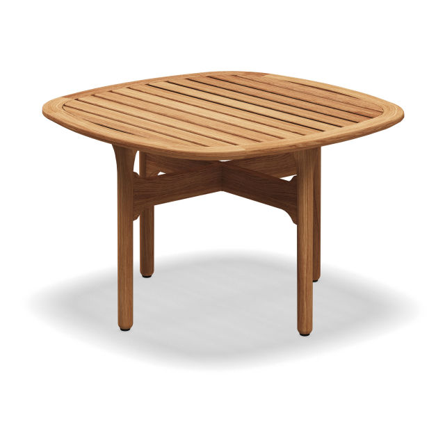 Gloster Bay 25" Teak Square Side Table