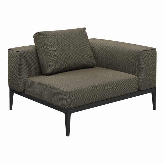 Gloster Grid Small Corner Outdoor Sectional Unit