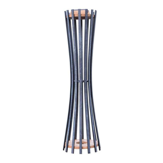 Les Jardins Corsetta Solar LED Floor Lamp