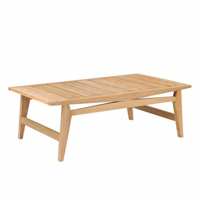 Kingsley Bate Algarve 48" Teak Rectangular Coffee Table