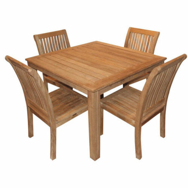 Kingsley Bate Wainscott/Chelsea 5-Piece Square Patio Dining Set