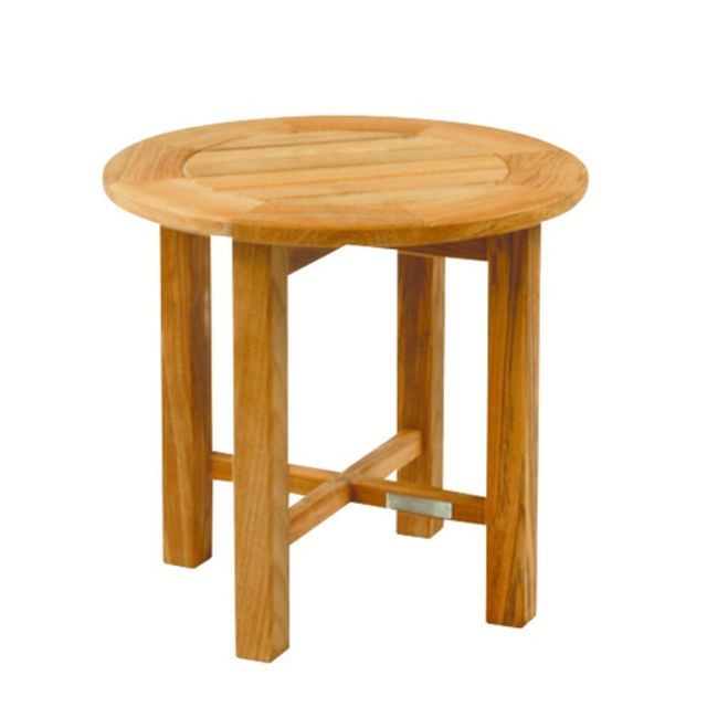 Kingsley Bate Essex 20" Teak Round Side Table