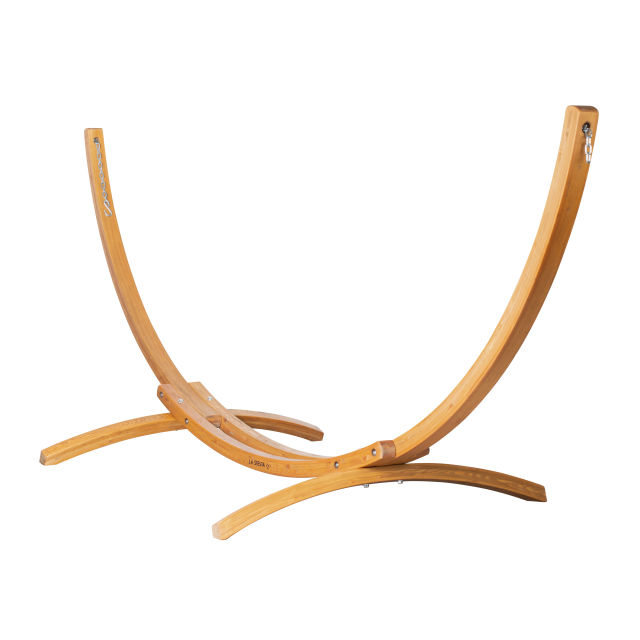 La Siesta Elipso Double Wooden Outdoor Hammock Stand