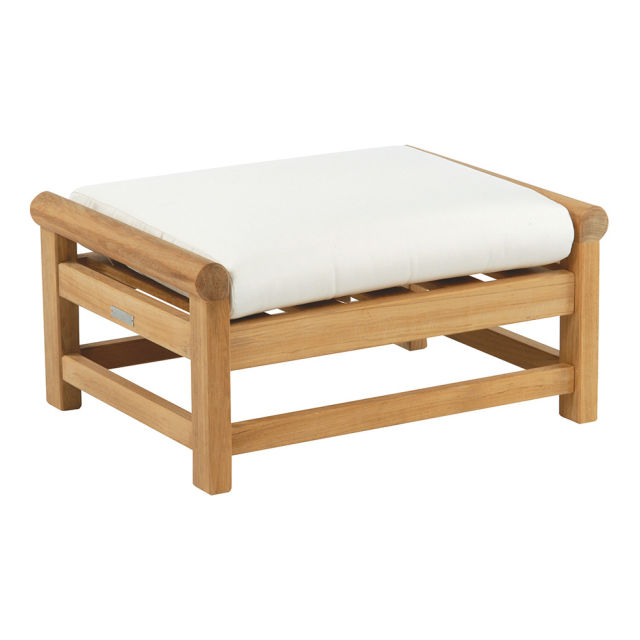 Kingsley Bate Nantucket Teak Ottoman